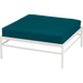 Fermob Rivage Pouf Blanc coton 01 Teint Masse Vert Paon cru M01353 