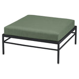 Fermob Rivage Pouf Carbone 47 Natté Sunbrella Cactus 82 