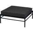 Fermob Rivage Pouf Réglisse 42 Natté Sunbrella Gris Nuit M01282 
