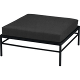 Fermob Rivage Pouf Réglisse 42 Natté Sunbrella Gris Nuit M01282 