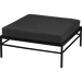 Fermob Rivage Pouf Réglisse 42 Natté Sunbrella Gris Nuit M01282 
