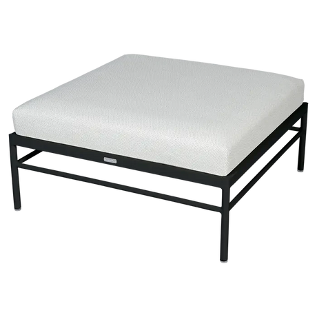Fermob Rivage Pouf Réglisse 42 Perle D4 