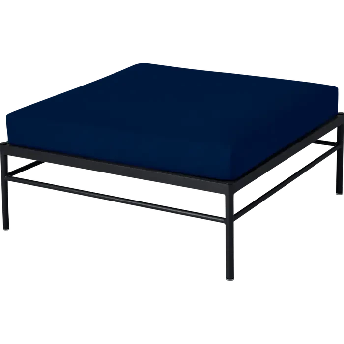 Fermob Rivage Pouf Réglisse 42 Teint Masse Bleu Nuit M0754 