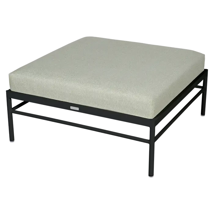 Fermob Rivage Pouf Réglisse 42 Teint Masse Mix Vert Prairie M01354 