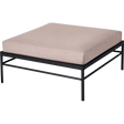 Fermob Rivage Pouf Réglisse 42 Teint Masse Papyrus M0602 