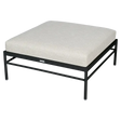 Fermob Rivage Pouf Réglisse 42 Teint Masse Texture Osier M0605 