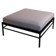 Fermob Rivage Pouf Réglisse 42 Teint Masse Texture Stracciatella M01284 