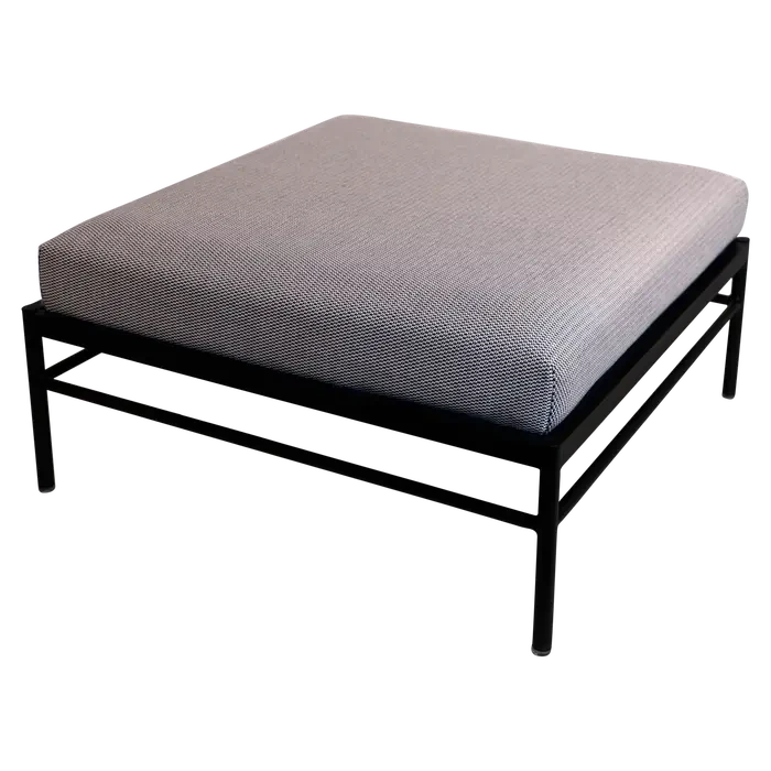 Fermob Rivage Pouf Réglisse 42 Teint Masse Texture Stracciatella M01284 