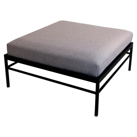 Fermob Rivage Pouf Réglisse 42 Teint Masse Texture Stracciatella M01284 