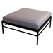 Fermob Rivage Pouf Réglisse 42 Teint Masse Texture Stracciatella M01284 