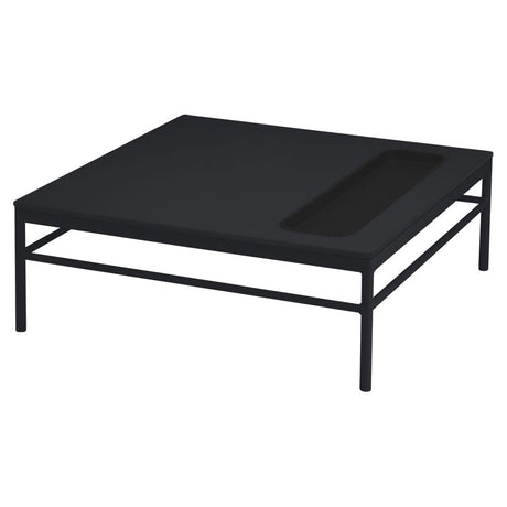 Fermob Rivage Table basse 85x85cm H: 29,5cm Carbone 47 