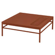 Fermob Rivage Table basse 85x85cm Ocre rouge 20 