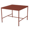 Fermob Rivage Table mi-hauteur 85x85cm Ocre rouge 20 
