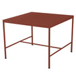Fermob Rivage Table mi-hauteur 85x85cm Ocre rouge 20 