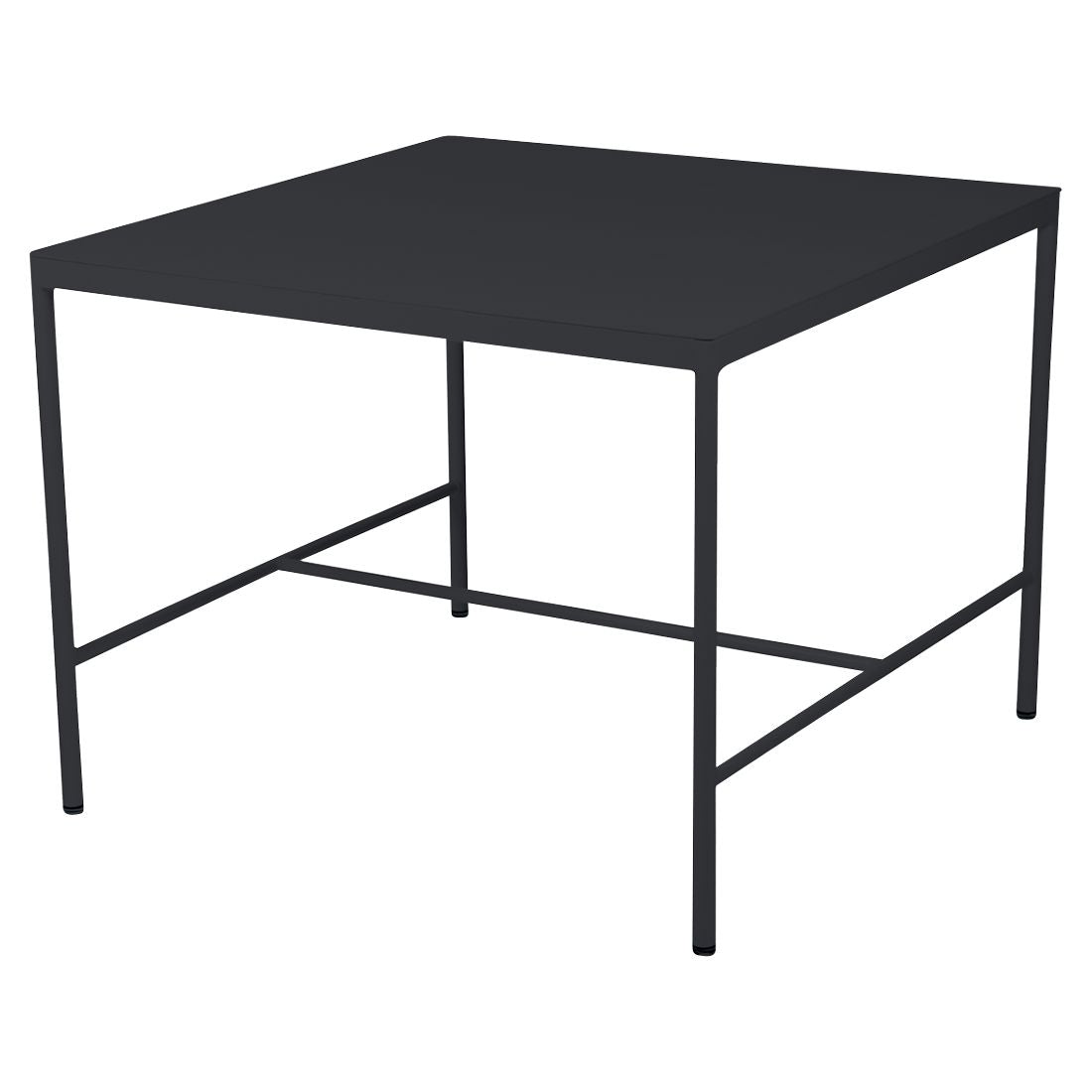 Fermob Rivage Table mi-hauteur 85x85cm Réglisse 42 