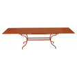 Fermob Romane Table à allonges 200/300 x 100cm Orange confite E2 