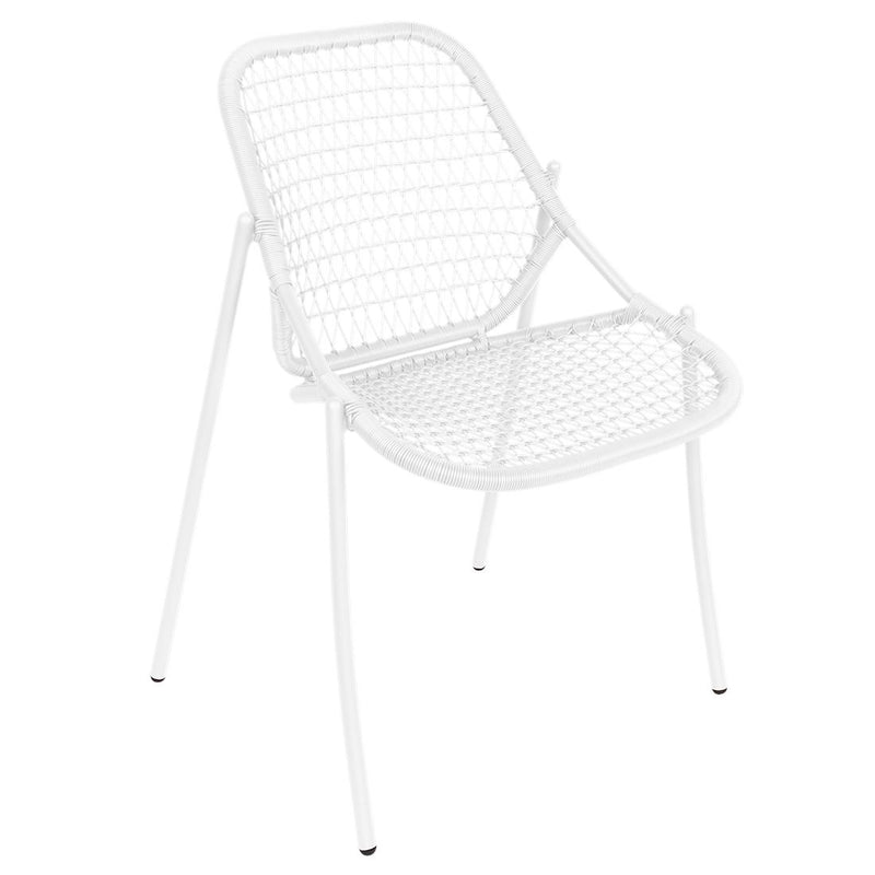 Fermob Sixties Chaise empilable Blanc coton 01 