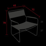 Fermob Surprising Fauteuil bas Cuir Indoor 