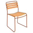 Fermob Surprising ® Chaise teck Orange confite E2 