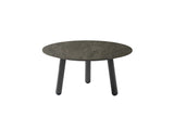 Gate Living Harbour Table basse Ø60cm h:28cm Aluminium Charcoal - Céramique Grey 