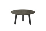 Gate Living Harbour Table basse Ø80cm h:34cm Aluminium Charcoal - Céramique Grey 