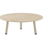Gate Living Harbour Table basse Ø80cm h:34cm Aluminium Mocha - Céramique Sand 