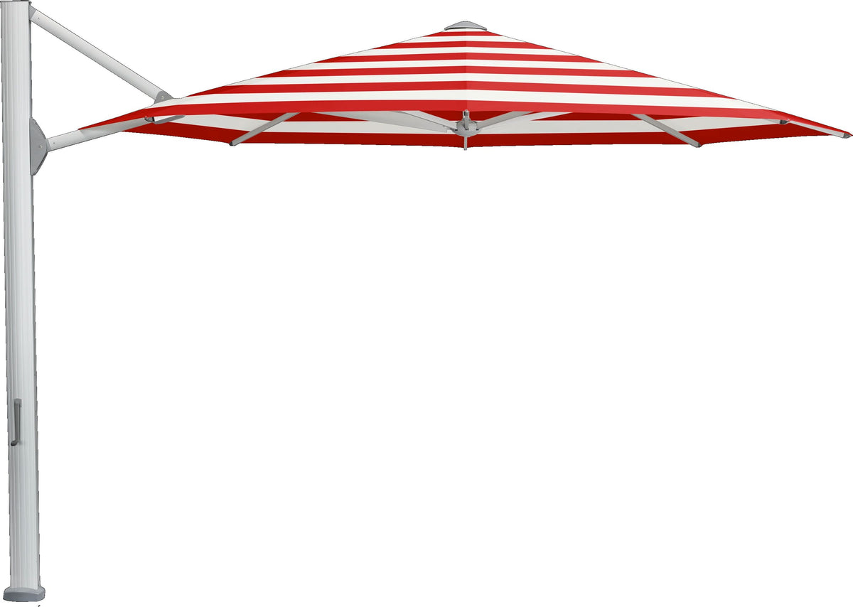 Glatz AMBIENTE Nova Parasol Professionnel Ø400cm Qualité 5 · 800 Red Stripe 