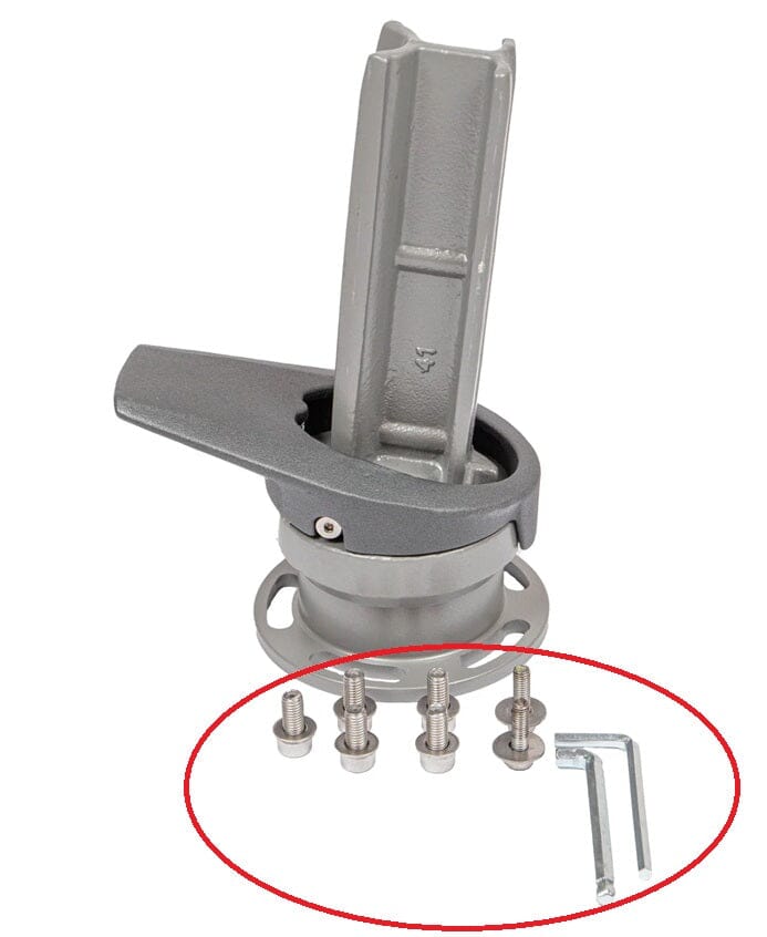 Glatz Jeu de vis pour pied pivotant M4 