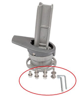 Glatz Jeu de vis pour pied pivotant M4 