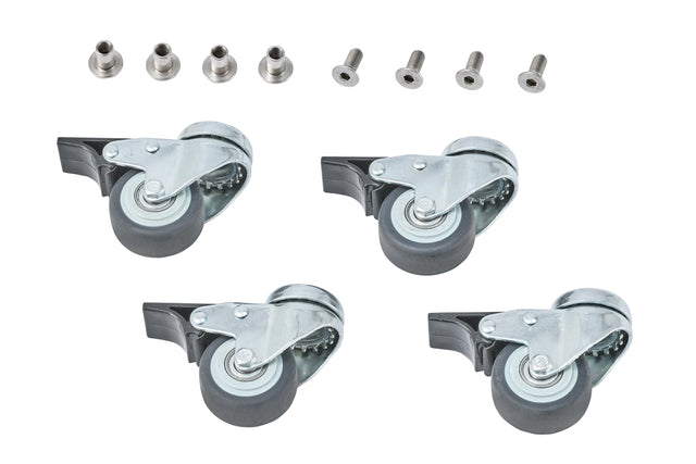 Glatz Kit de roues pour Socle Acier Z 40kg / 55kg acier galvanisé 