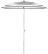 Glatz Parasol ALEXO® Ø200cm Qualité 5 · 555 Grey Stripe 