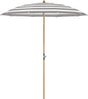 Glatz Parasol ALEXO® Ø200cm Qualité 5 · 570 Steel Stripe 