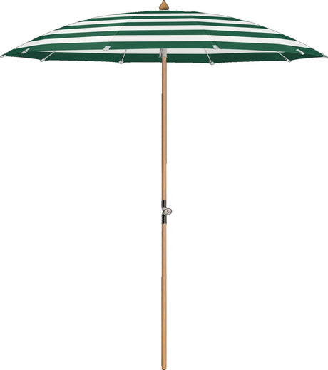 Glatz Parasol ALEXO® Ø200cm Qualité 5 · 589 Green Stripe 