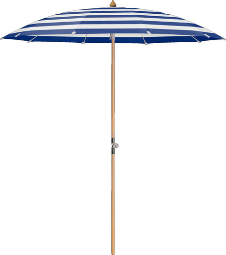 Glatz Parasol ALEXO® Ø200cm Qualité 5 · 602 Blue Stripe 