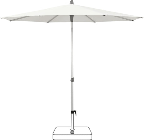 Glatz Parasol ALU-SMART Ø200cm Qualité 5 · 510 White 