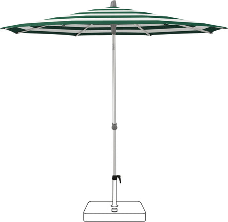Glatz Parasol ALU-SMART Ø200cm Qualité 5 · 589 Green Stripe 