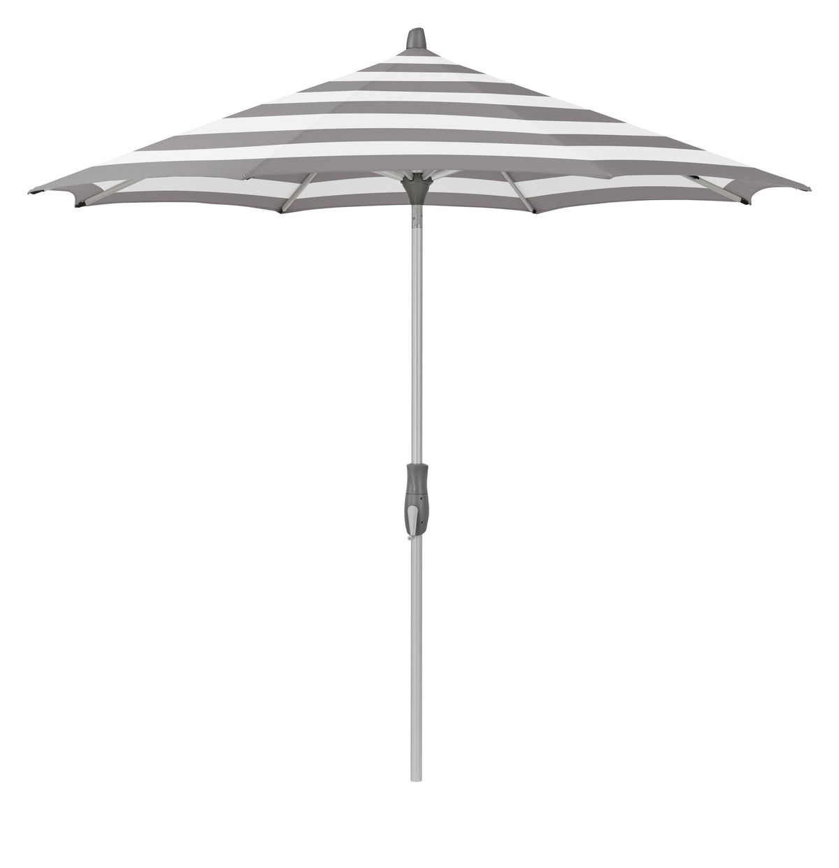 Glatz Parasol ALU-TWIST Ø300cm Qualité 5 · 570 Steel Stripe 