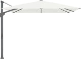 Glatz Parasol FORTANO® 300x300cm Alu laqué anthracite Qualité 5 · 510 White