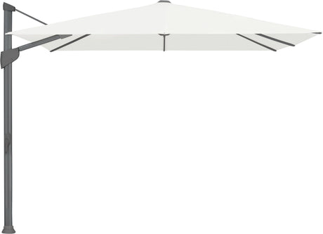Glatz Parasol FORTANO® 300x300cm Alu laqué anthracite Qualité 5 · 510 White