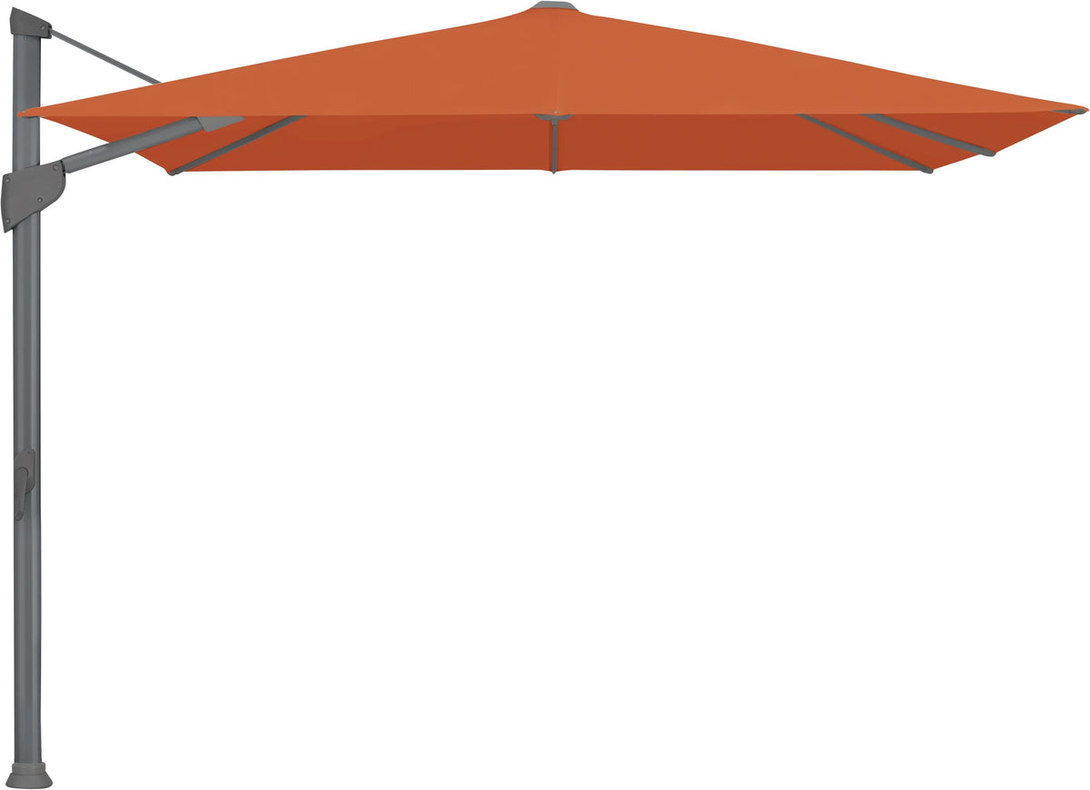 Glatz Parasol FORTANO® 300x300cm Alu laqué anthracite Qualité 5 · 513 Outback