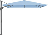 Glatz Parasol FORTANO® 300x300cm Alu laqué anthracite Qualité 5 · 515 Cloud