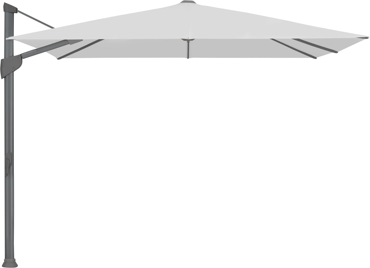 Glatz Parasol FORTANO® 300x300cm Alu laqué anthracite Qualité 5 · 550 Cement