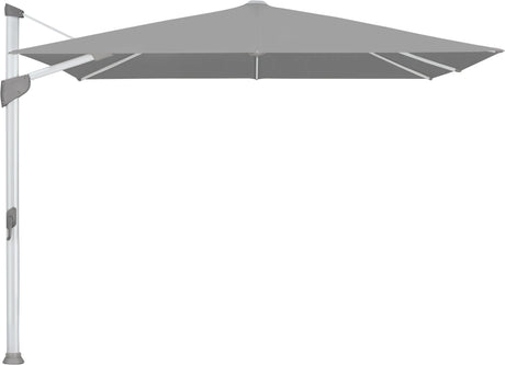 Glatz Parasol FORTANO® 300x300cm Alu naturel eloxé Qualité 5 · 509 Slate