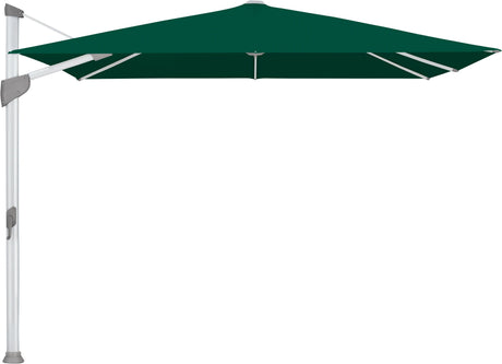 Glatz Parasol FORTANO® 300x300cm Alu naturel eloxé Qualité 5 · 521 Aloe