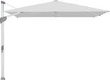 Glatz Parasol FORTANO® 300x300cm Alu naturel eloxé Qualité 5 · 550 Cement