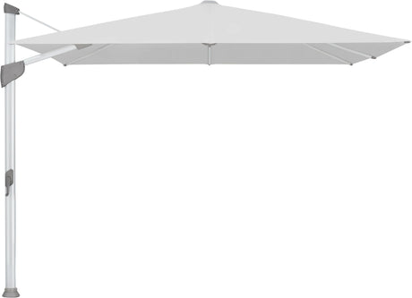 Glatz Parasol FORTANO® 300x300cm Alu naturel eloxé Qualité 5 · 550 Cement