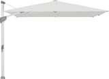 Glatz Parasol FORTANO® 300x300cm Alu naturel eloxé Qualité 5 · 556 Alabaster