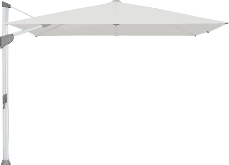 Glatz Parasol FORTANO® 300x300cm Alu naturel eloxé Qualité 5 · 556 Alabaster