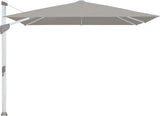 Glatz Parasol FORTANO® 300x300cm Alu naturel eloxé Qualité 5 · 558 Steel