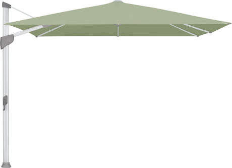 Glatz Parasol FORTANO® 300x300cm Alu naturel eloxé Qualité 5 · 579 Pistachio
